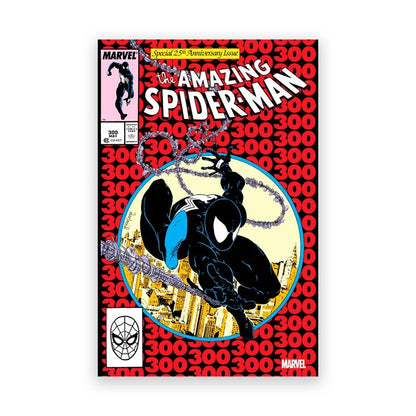 Vintage 100th 200th 300th Edition Spider-Man Comic Cover Posters