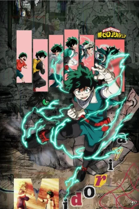 My Hero Academia Anime Retro Posters Room Decor