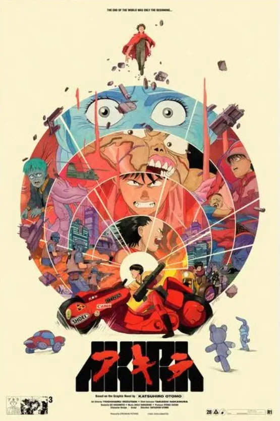 Akira Japanese Anime Poster Movie Poster
