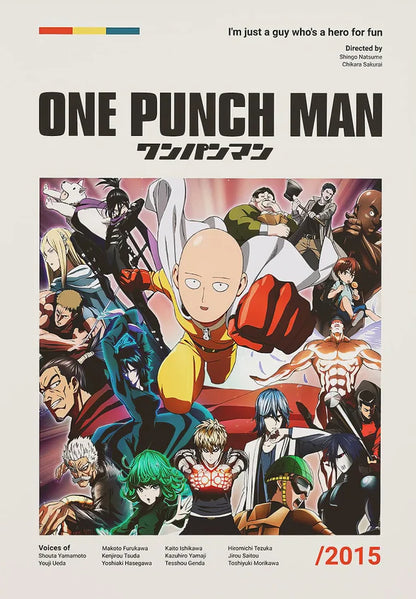 Minimalist Anime Card Poster