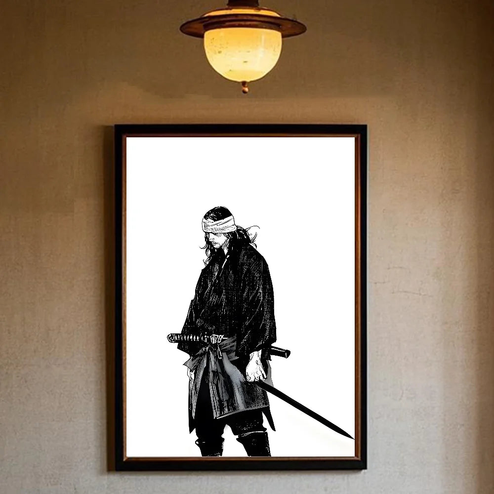 Vagabond Manga Canvas Wall Art Home Décor