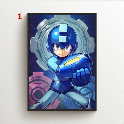 MegaMan Canvas Wall Art