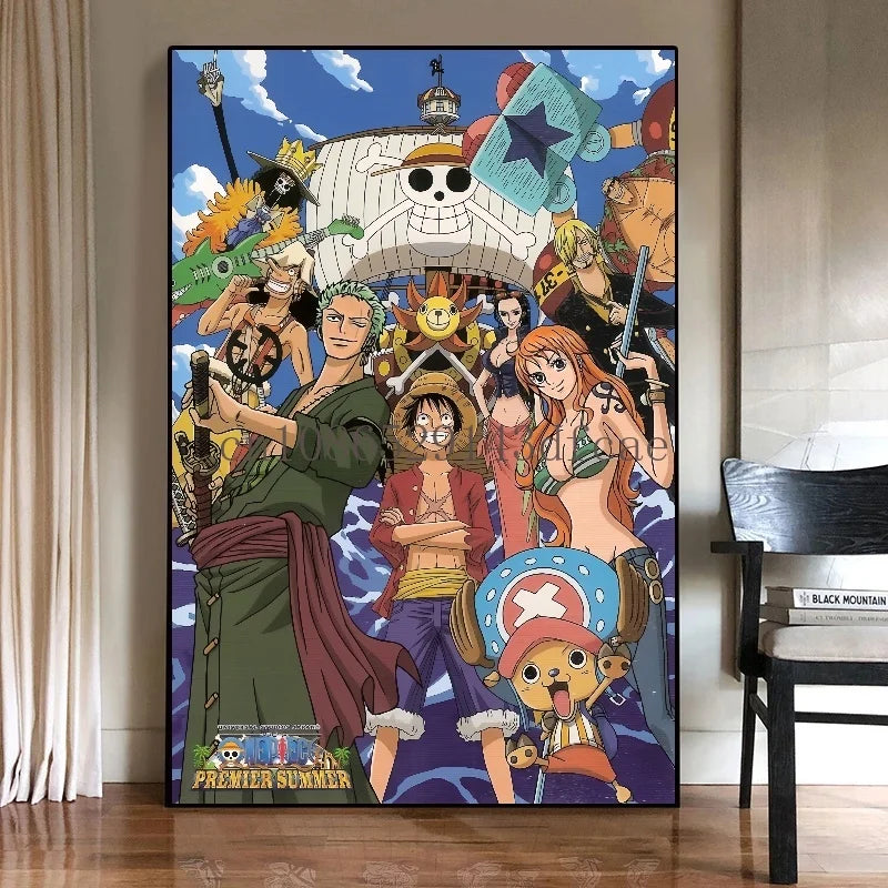 One Piece Luffy Canvas Posters