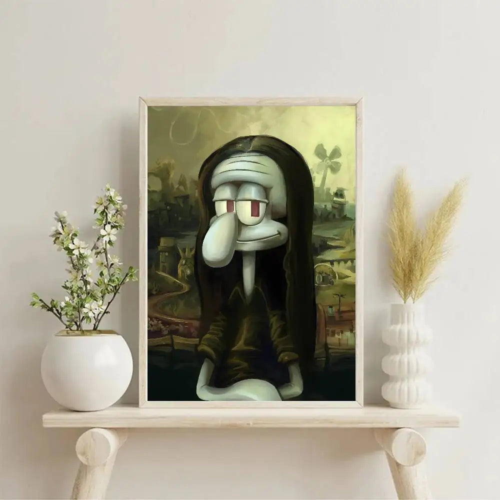 Cartoon Squidward Tentacles Poster