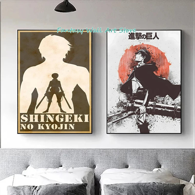 Attack on Titan Character Posters