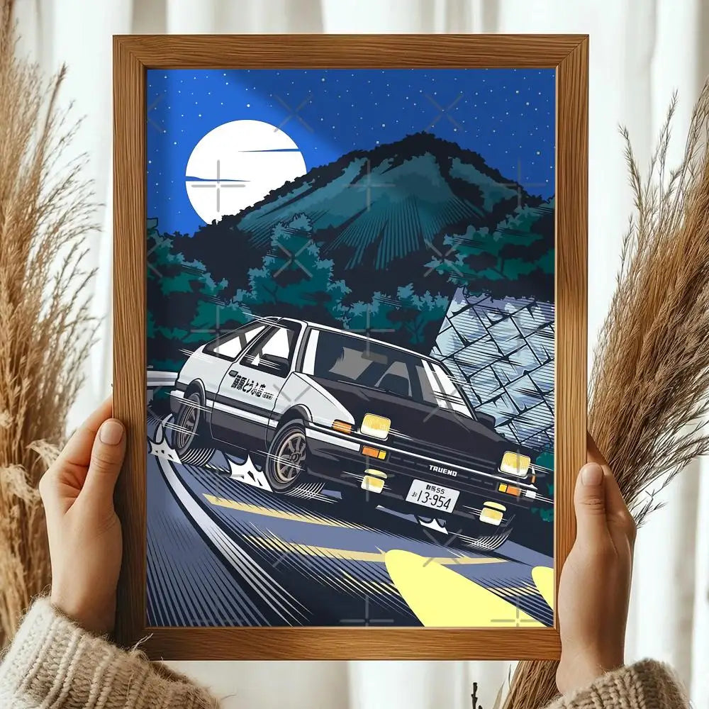 Initial D AE86 Posters