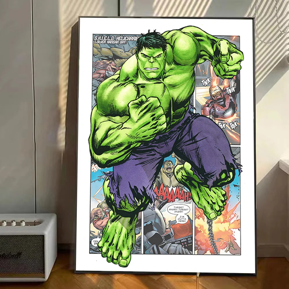 Marvel Avengers Poster Stickers Art Wall
