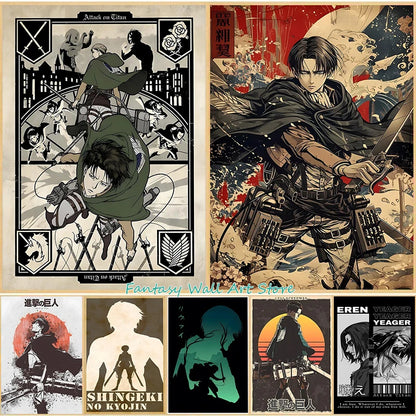 Attack on Titan Character Posters