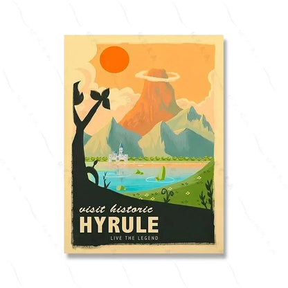 Zelda Landscape Posters