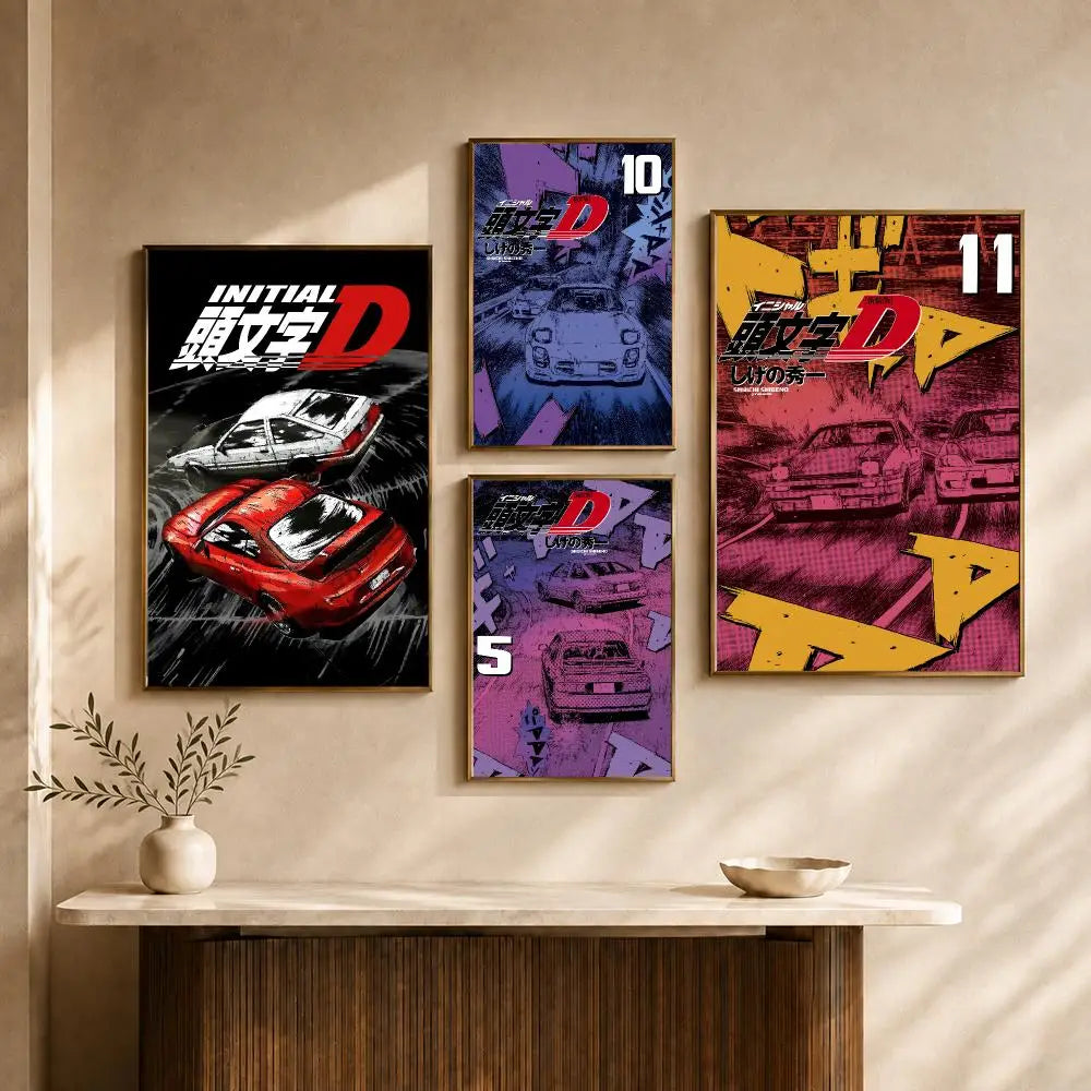 Initial D Drift Posters