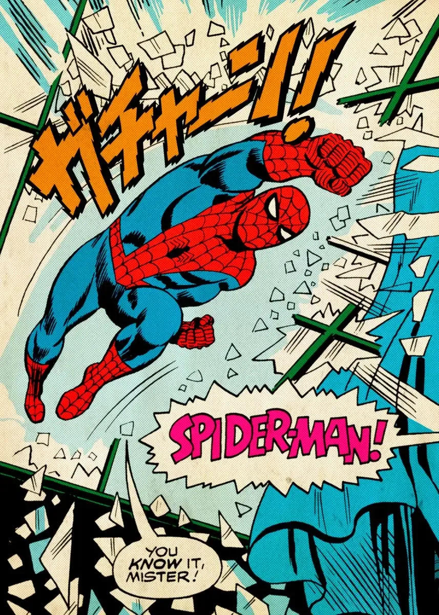 Marvel The Avengers Comic Spiderman Posters