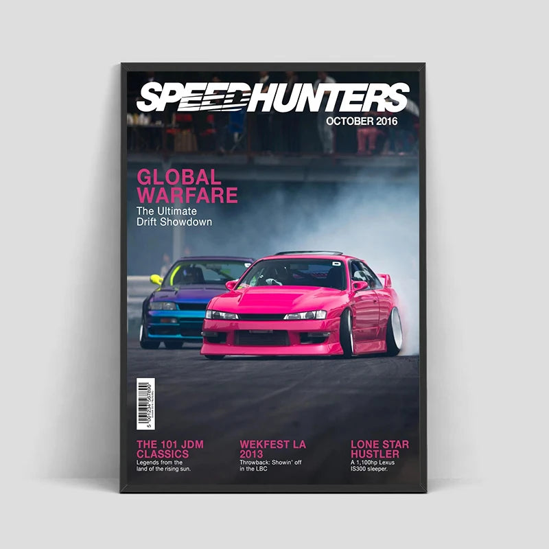 OG Japanese Cars JDM Racing Magazine Cover Posters