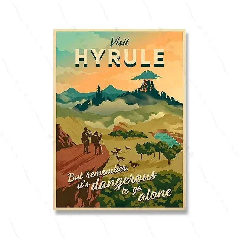 Zelda Landscape Posters