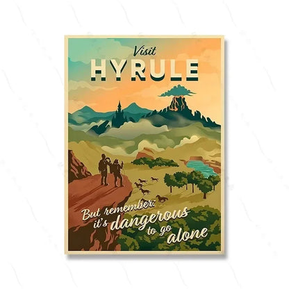 Zelda Landscape Posters