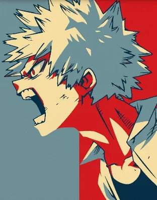 My Hero Academia Anime Retro Posters Room Decor