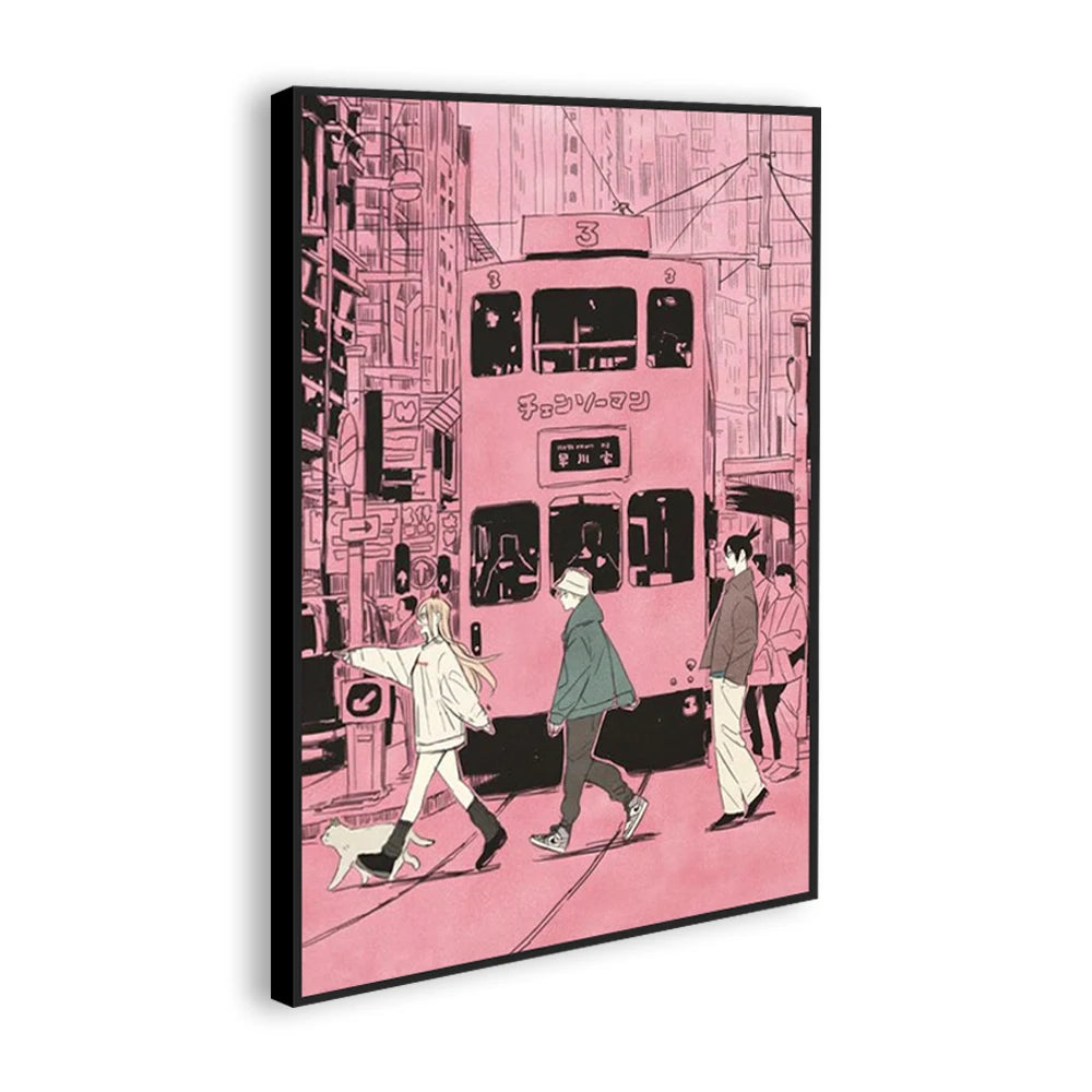 Chainsaw Man Street Art Posters