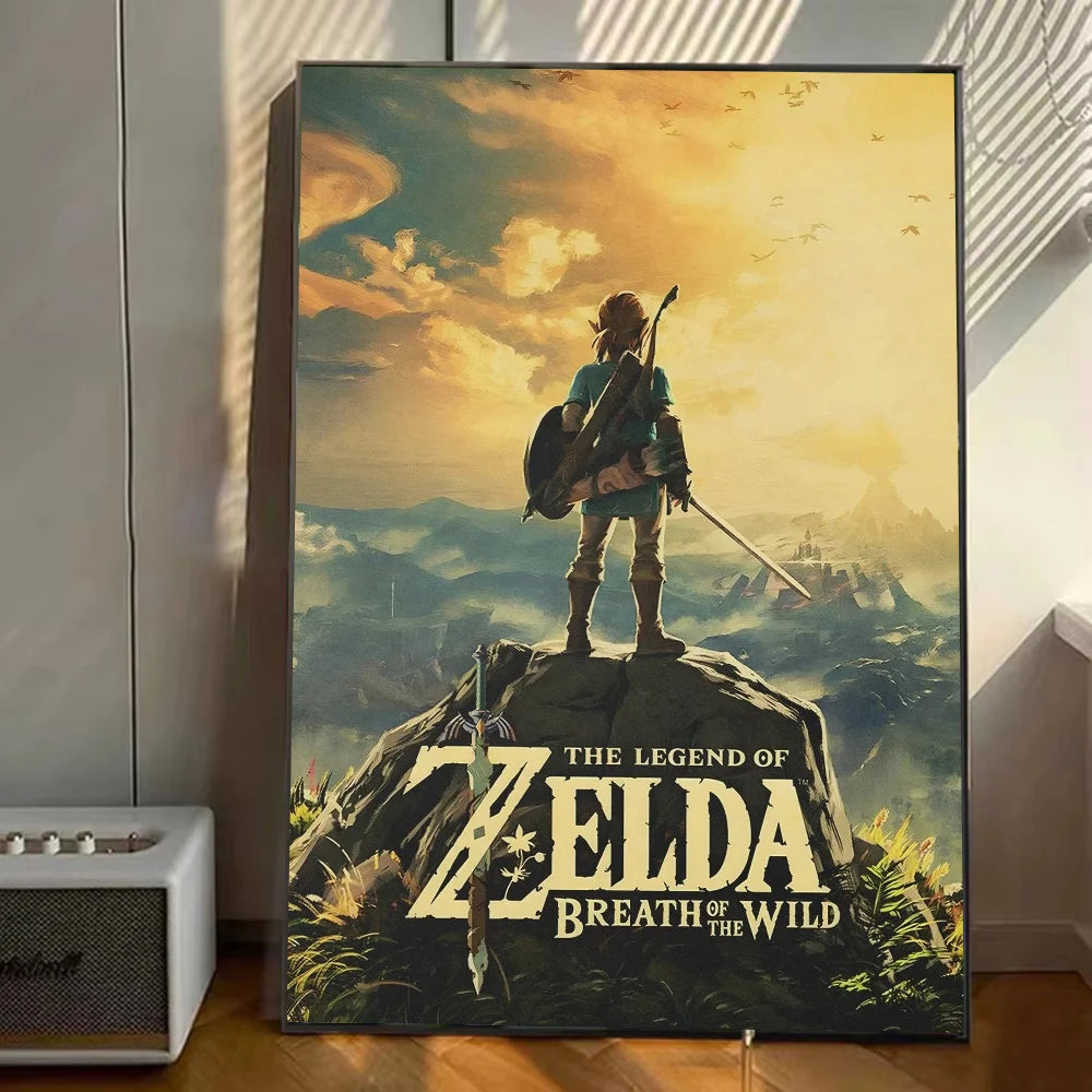 Legend Of Zelda Poster Art Wall Murals Decor