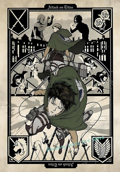 Attack on Titan Character Posters