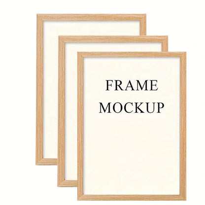 Vintage Wooden Wall Frame for Home, Kitchen, or Café Decor