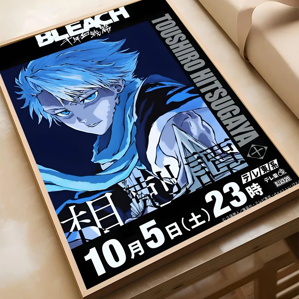 Bleach Anime Poster Wall Art Print for Bedroom, Gaming Room, or Home Decor