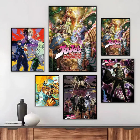 JoJo's Bizarre Adventure Retro Poster, design 2