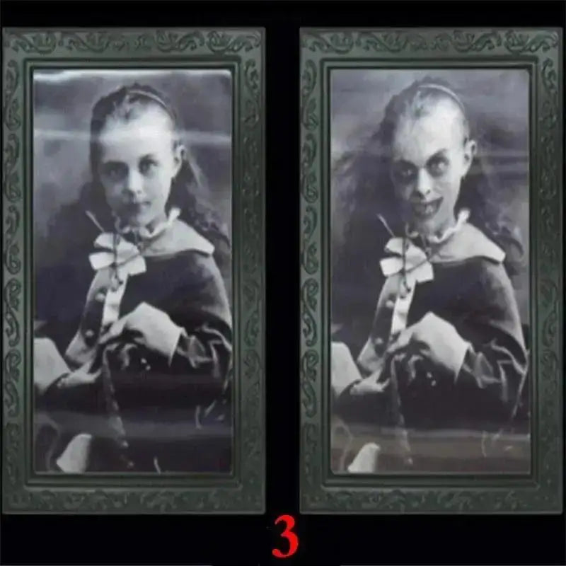 Haunted 3D Ghost Portrait Frame Halloween Décor