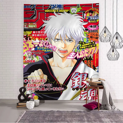 Gintama Anime Wall Tapestry