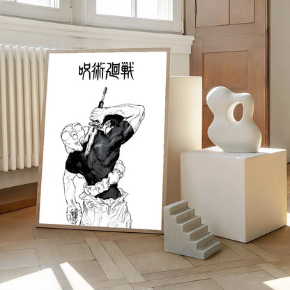 Minimalist Jujutsu Kaisen Posters V2