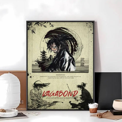 Vagabond Manga Art Posters