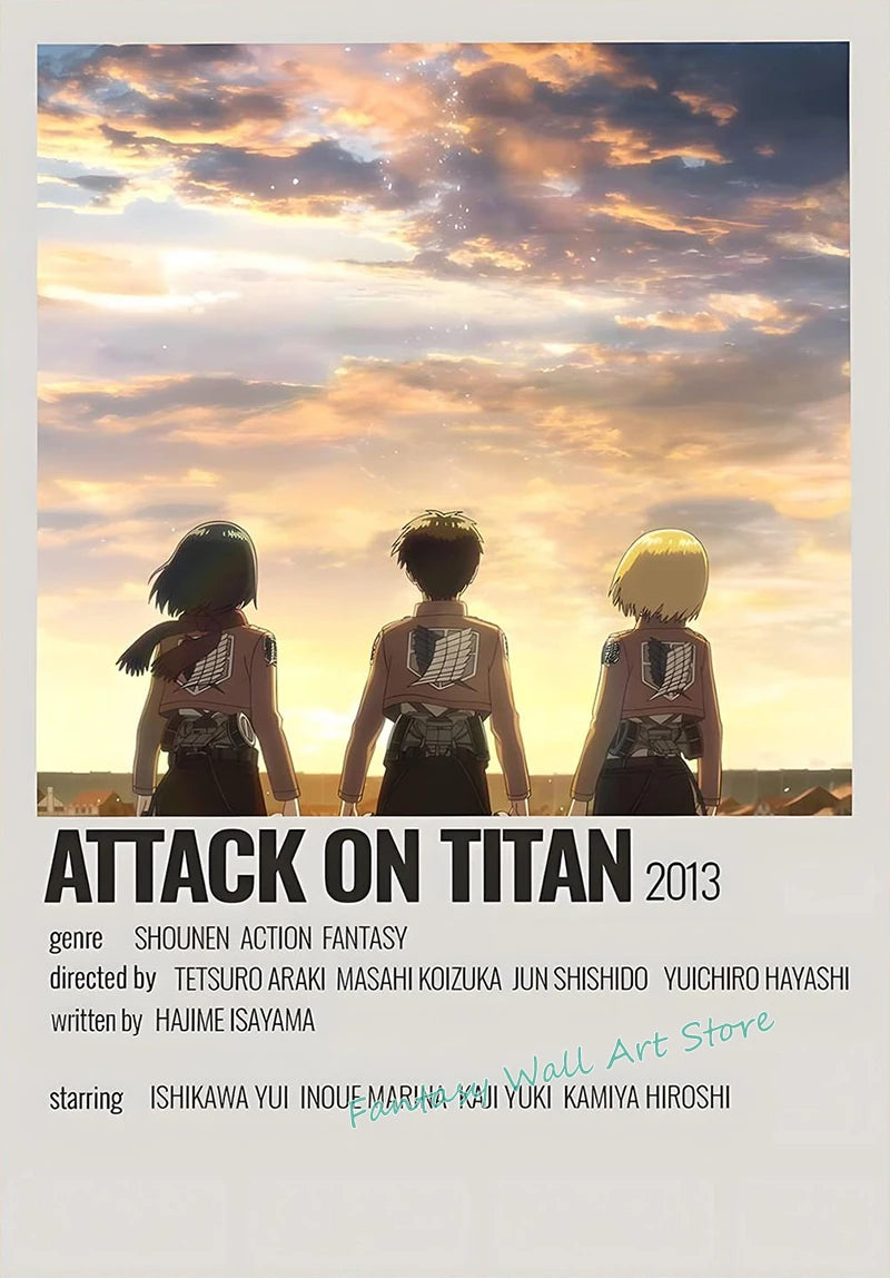 Attack on Titan Character Posters
