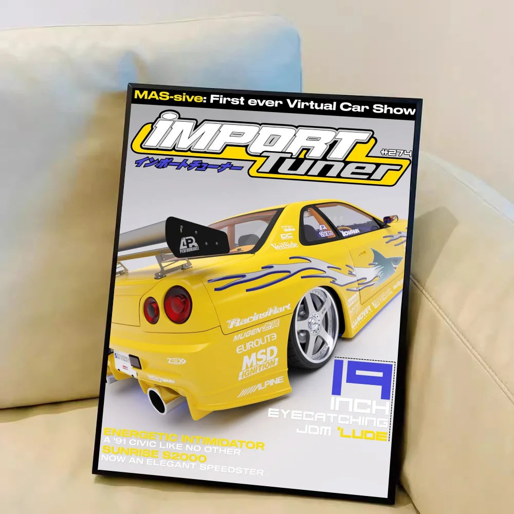 JDM Vintage Racing Posters