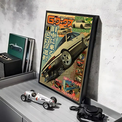 Retro Japanese Car Posters