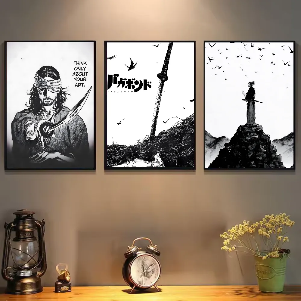 Vagabond Manga Canvas Wall Art Home Décor