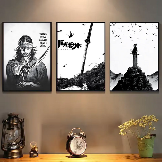 Vagabond Manga Canvas Wall Art Home Décor