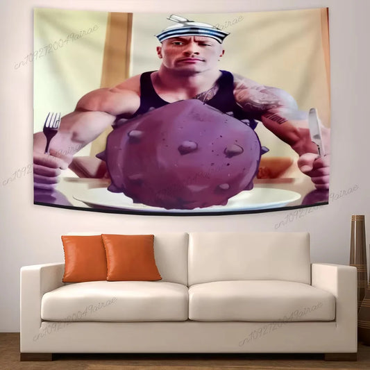 The Rock Eating Tapestry Bulk