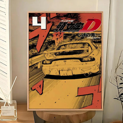 Initial D Drift Posters