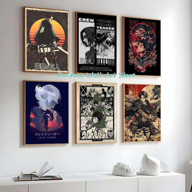 Attack on Titan Character Posters