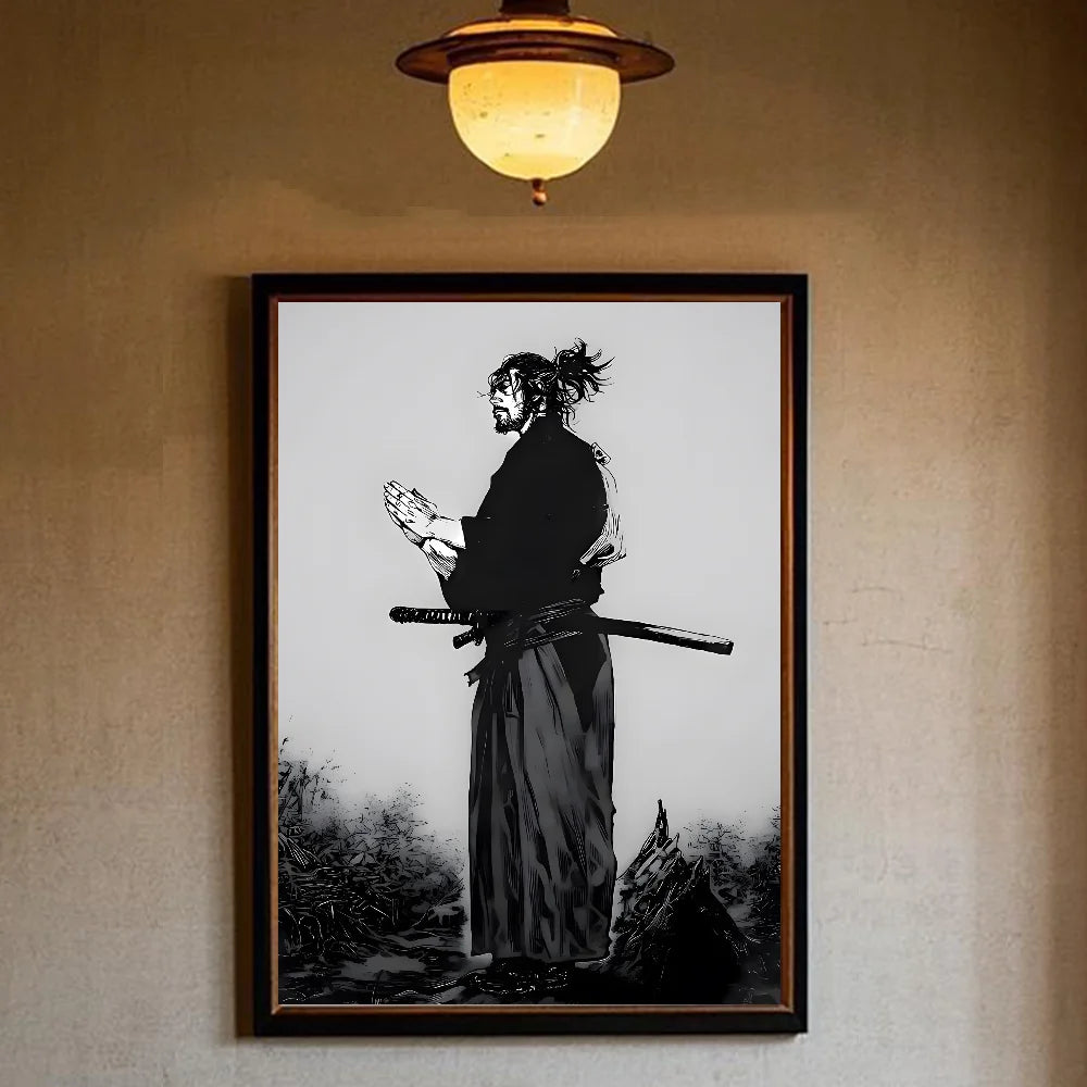 Vagabond Manga Canvas Wall Art Home Décor