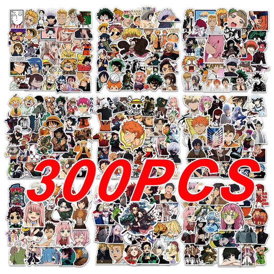 300pcs Anime Sticker Pack