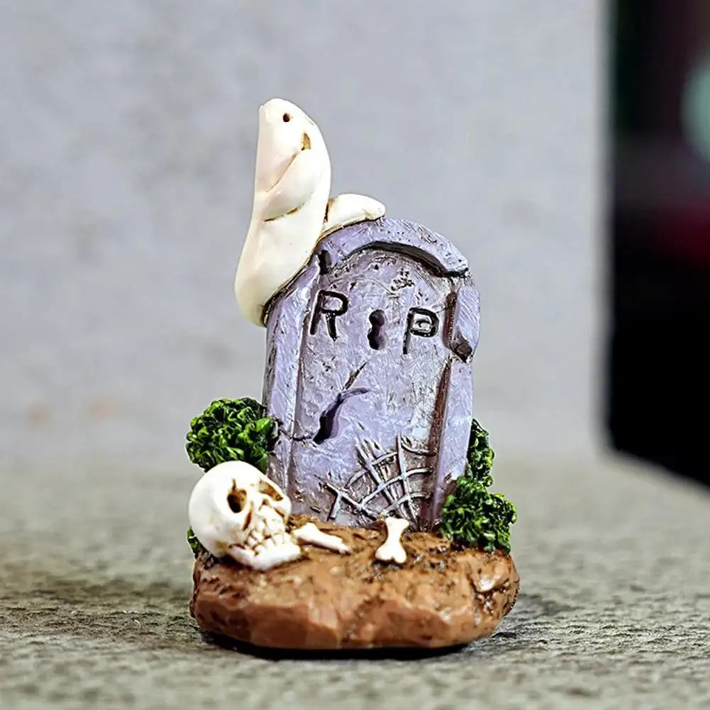 Haunted House & Spooky Resin Halloween Ornaments