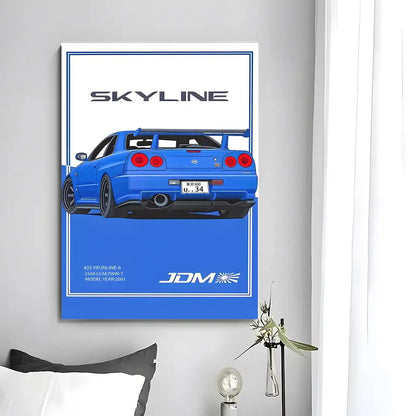 Street Racing JDM Art Posters