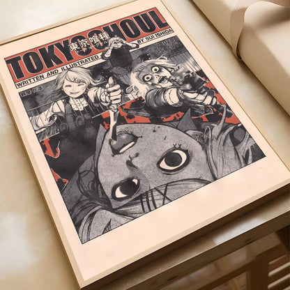 Vintage Anime Tokyo Ghoul Poster