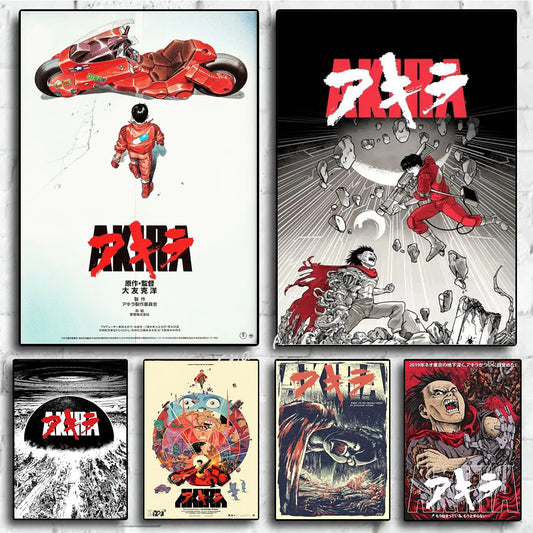 Akira Japanese Anime Poster Movie Poster