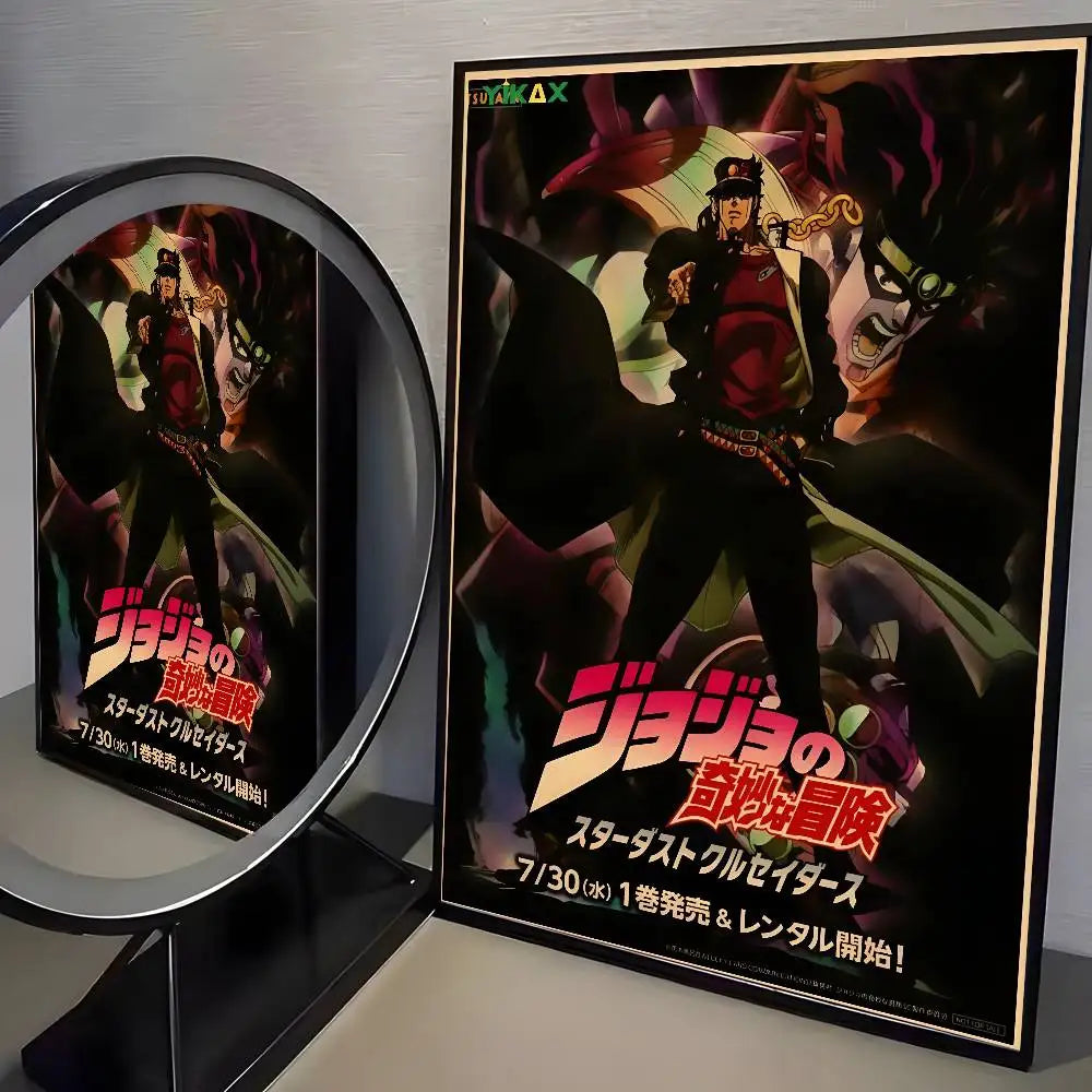 JoJo's Bizarre Adventure Retro Posters