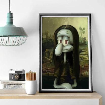 Cartoon Squidward Tentacles Poster