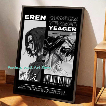 Attack on Titan Character Posters