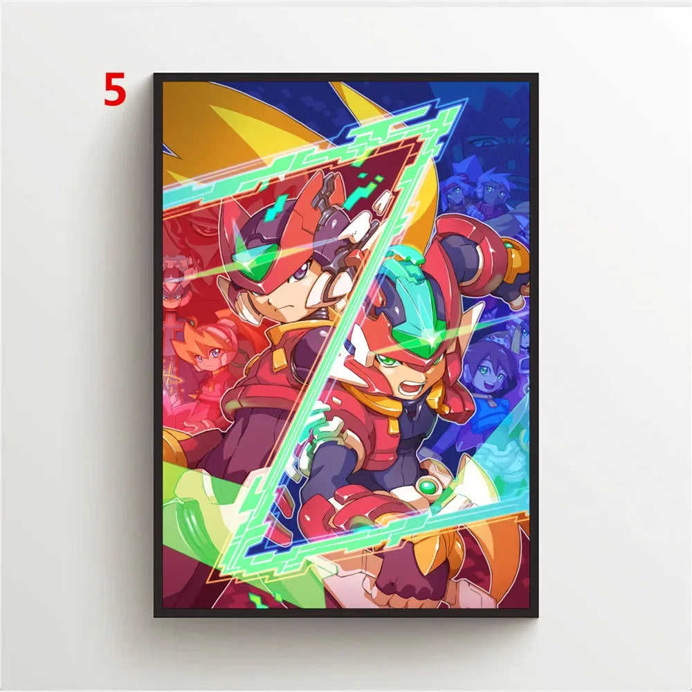 MegaMan Canvas Wall Art