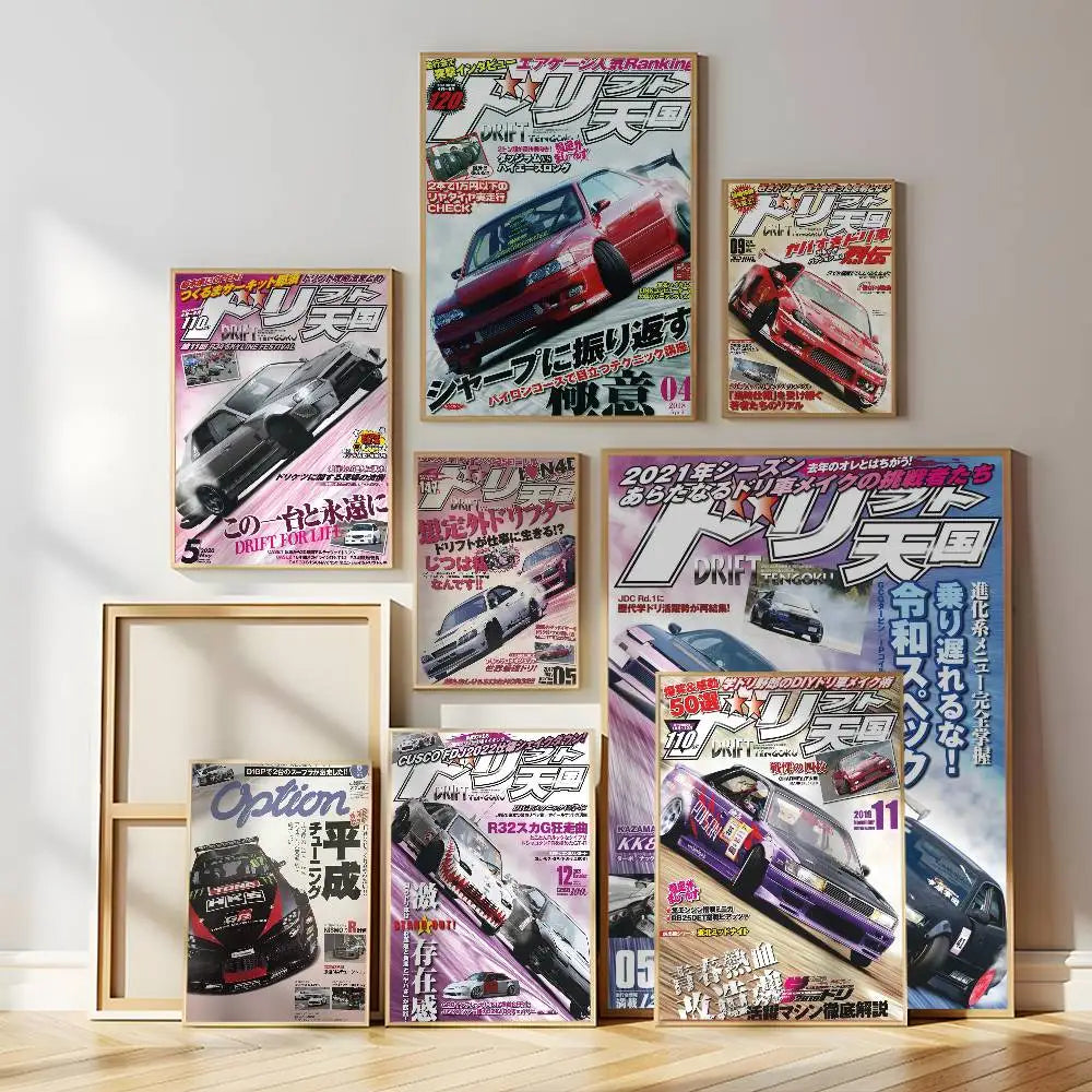 Retrofit Racing Posters