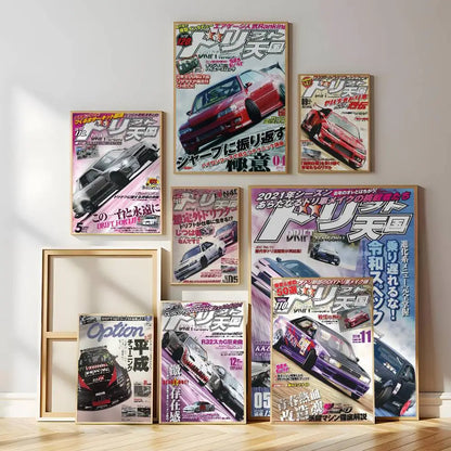 Retrofit Racing Posters