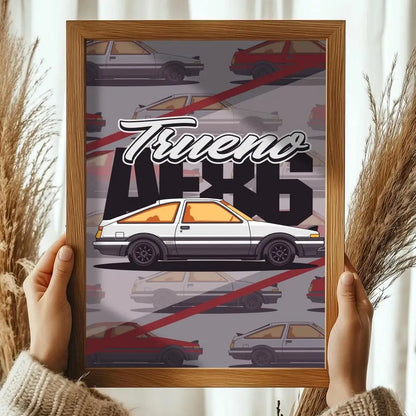 Initial D AE86 Posters